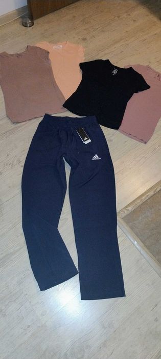 Nowe dresy marki Adidas + 4 topy rozm S/10