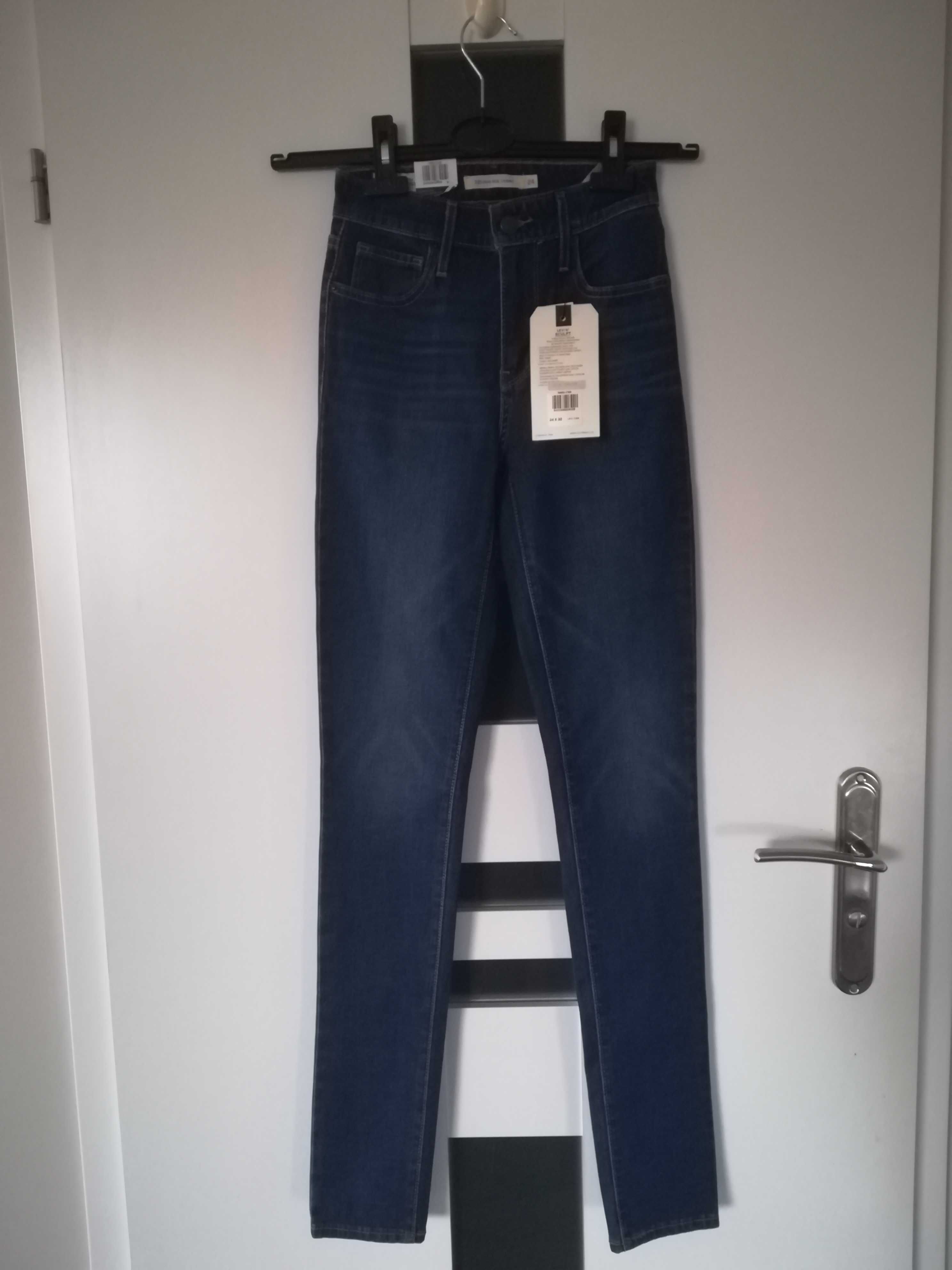 Nowe Levi's 721 Skinny 24/32 PREMIUM High Rise Skinny