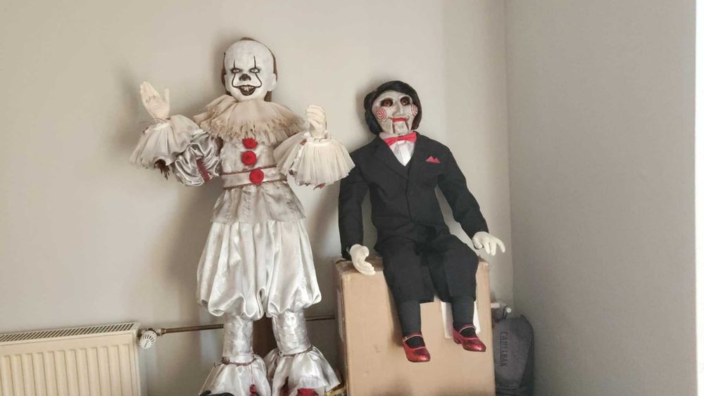 Halloweenowe dekoracje premium – repliki Billy & Pennywise