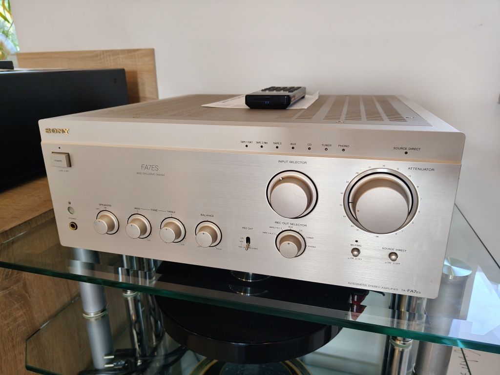 1995 -1998 najwyższy model wzmacniacz Integra Sony TA-FA7ES z pilotem
