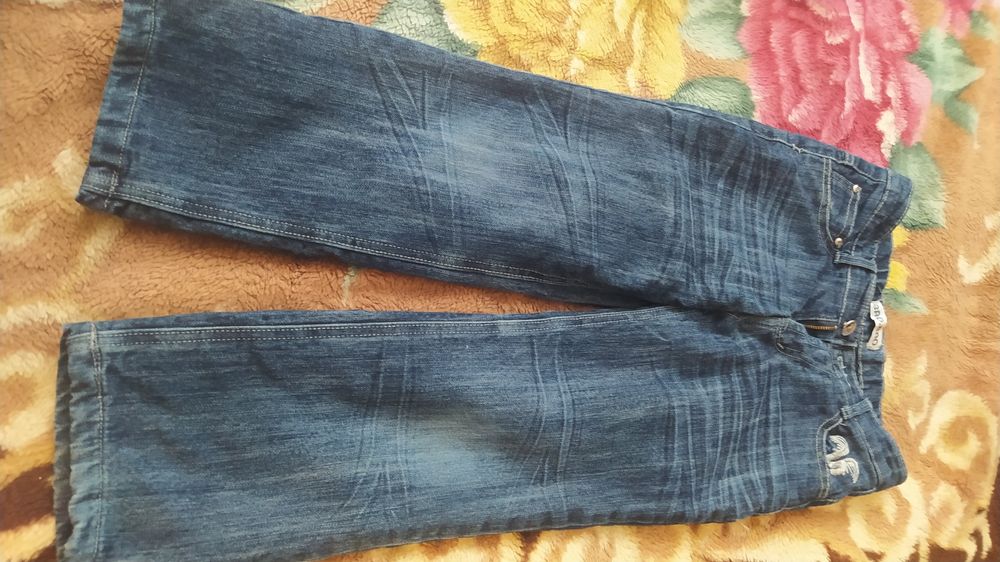 Ocieplane jeansy dla dziewczynki r.116