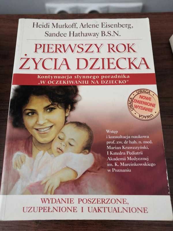 zestaw książek ciąża poród pierwszy rok w oczekiwaniu na dziecko