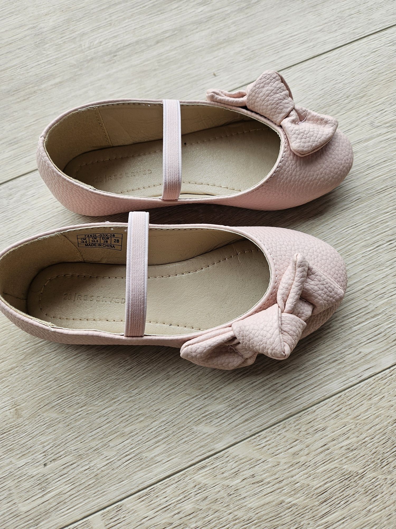 Sukienka wizytowa H&M 116 + baleriny
