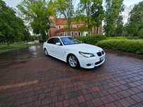 BMW E60 2007 r. Perłowa biel Lift M PAKIET