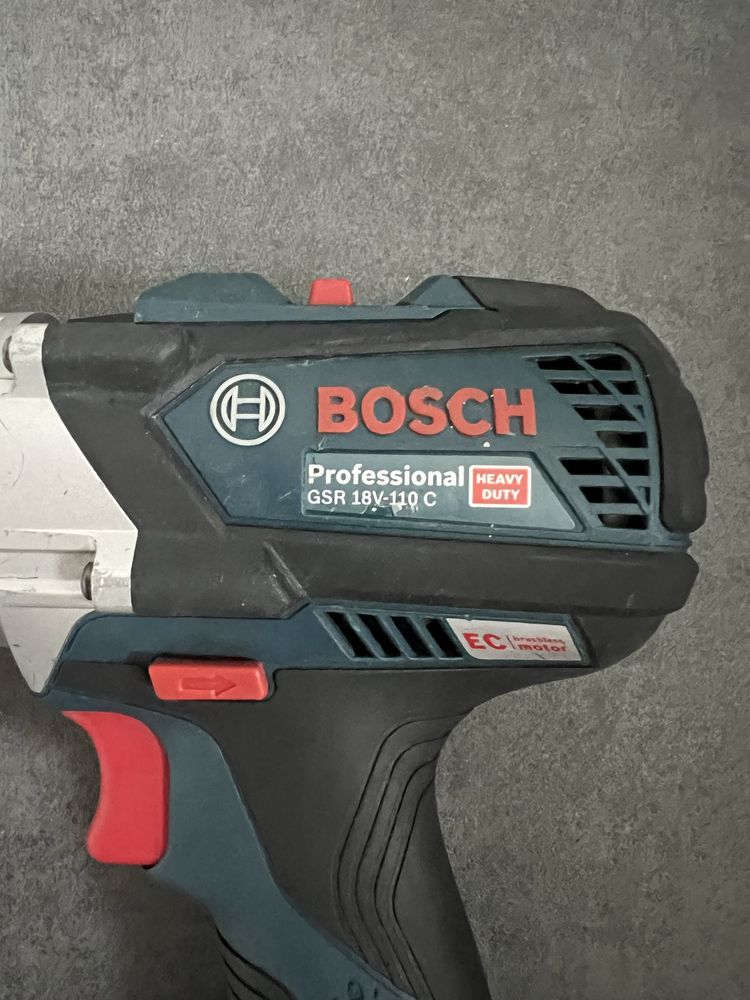 Безщітковий Акум. Шуруповерт Bosch GSR 18V-110 C