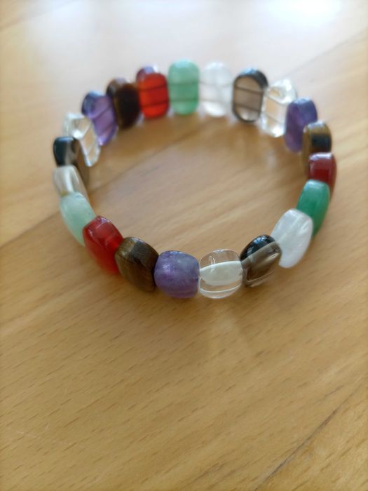 Pulseira pedra natural 7 Chakras