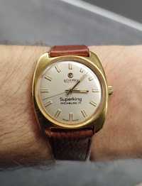 Ładny zegarek męski Roamer Superking vintage Swiss made