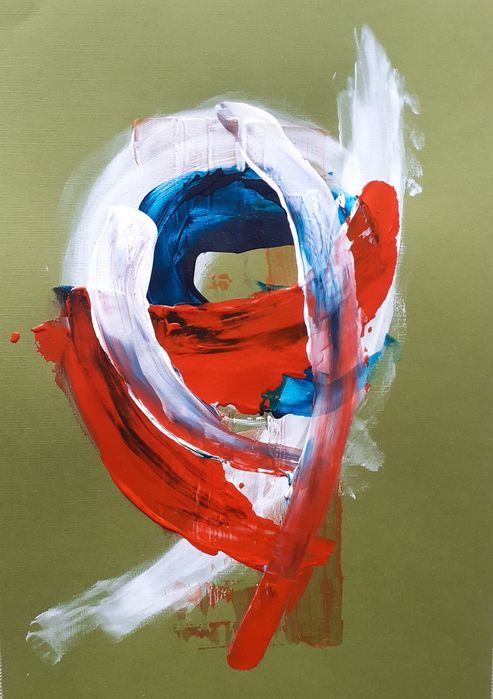 Obraz malarstwo sztuka abstrakcja ekspresjonizm