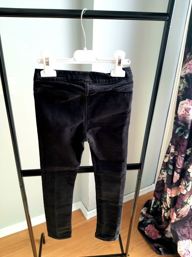 Spodnie jeansowe jeansy na gumie h&m 122cm 6-7 lat