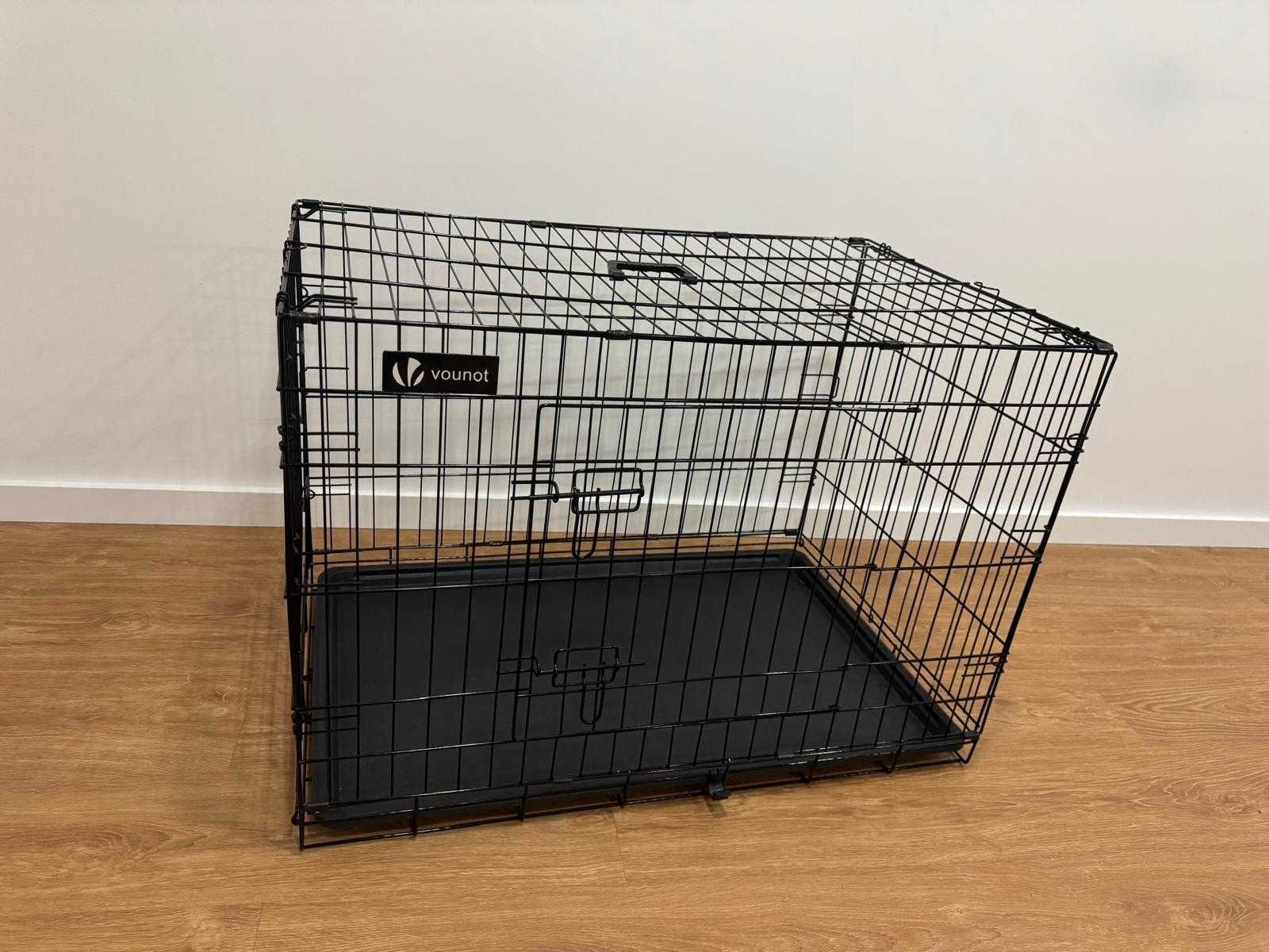 Gaiola para Cães em Arame Metálico com 2 Portas