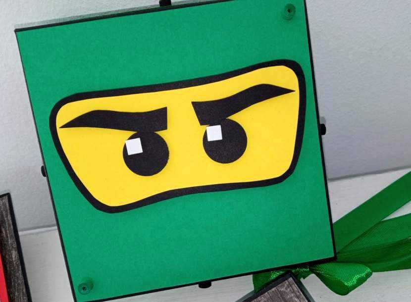 Exploding box urodziny dla dziecka kartka urodzinowa 3D Ninjago