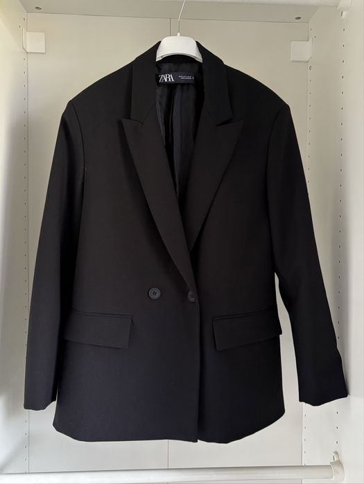 Czarna marynarka Zara rozmiar M Oversize