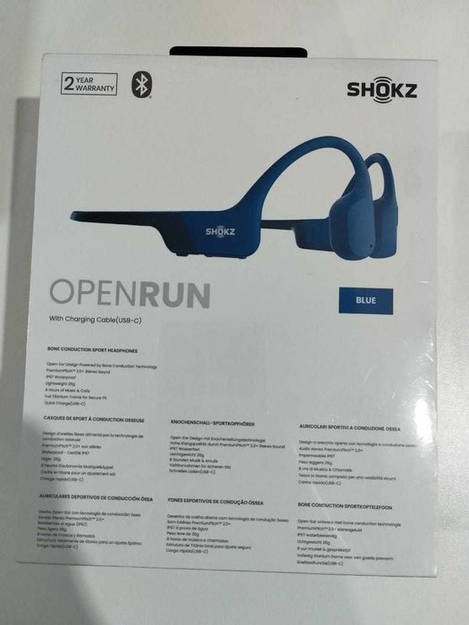 Słuchawki Shokz OpenRun Niebieskie
