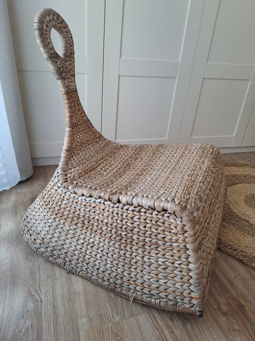 Fotel bujany ogrodowy boho Ikea + dywanik gratis