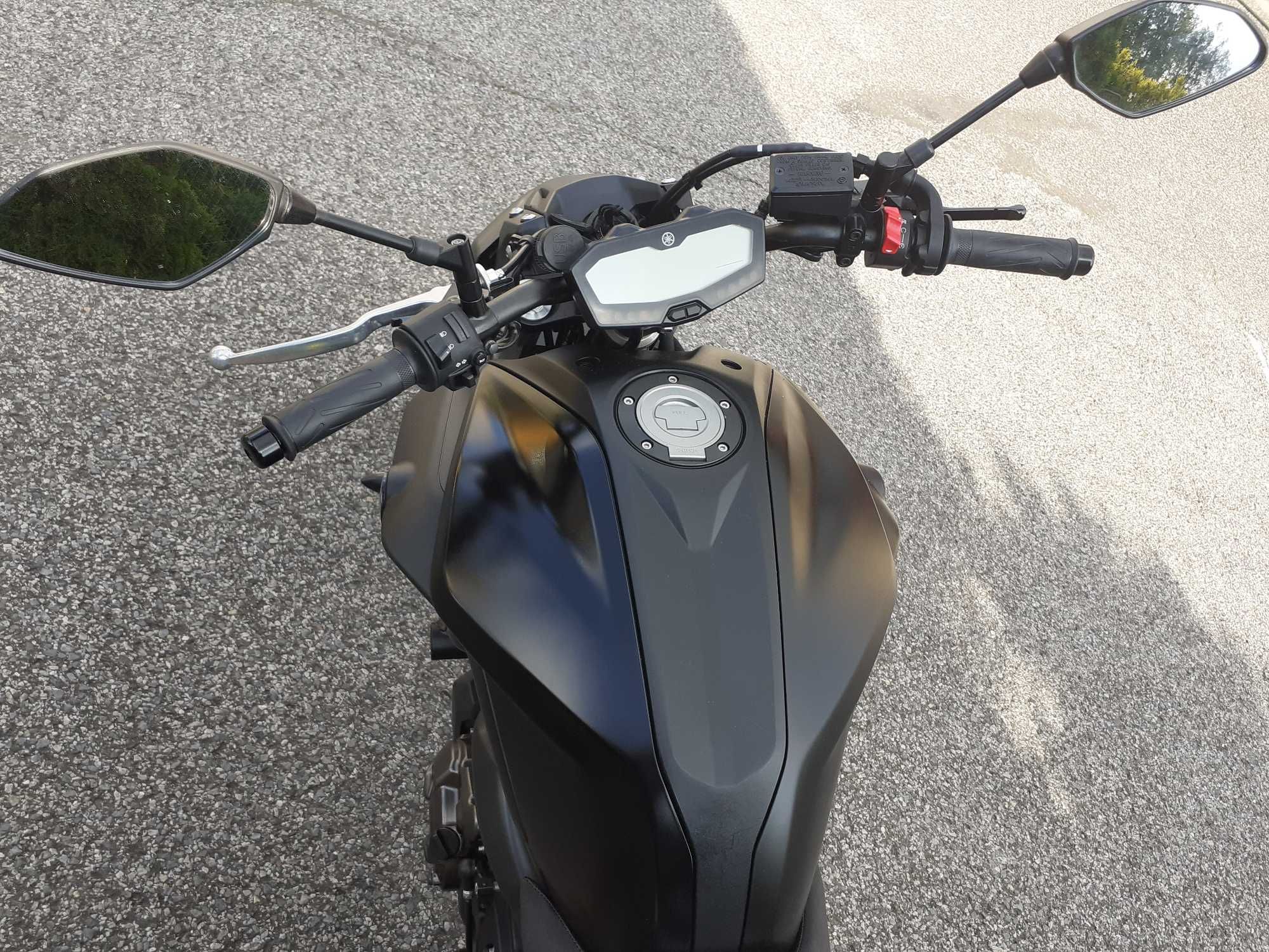 MT07 z 2020 roku na A2 mały przebieg 12722 km. bezwypadkowa z cb er