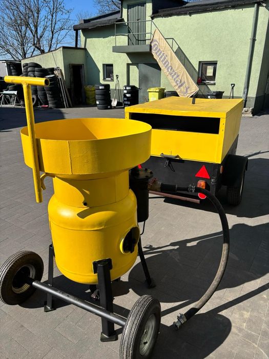 Sprężarka śrubowa kompresor Demag SC40DS-1 + piaskarka