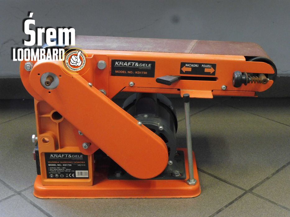 Szlifierka taśmowa stołowa Kraft Dele KD1730, solo