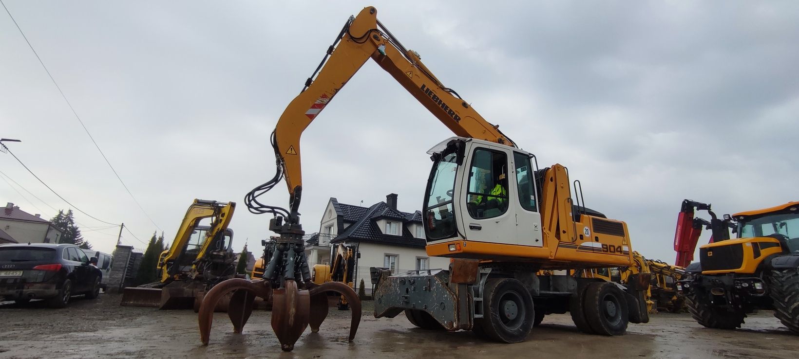 Koparka przeładunkowa Liebherr 904 fuchs 340 atlas cat do złomu