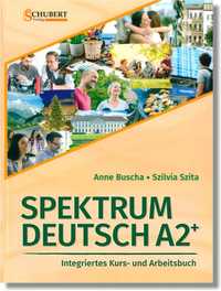 Цветные учебники немецкого языка Spektrum Deutsch A1+, A2+, B1+ и B2