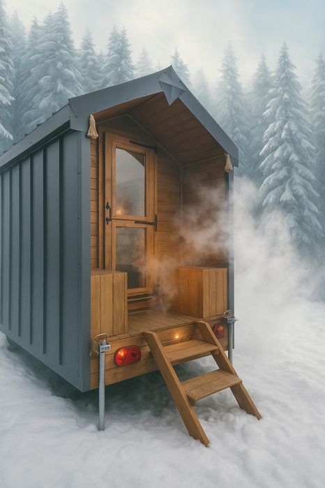 Mobilna Sauna SPA na wynajem Rybnik CiepłoTu Balia