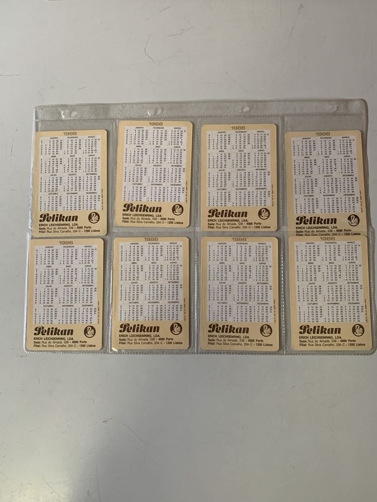 Calendários de bolso “Pelikan”