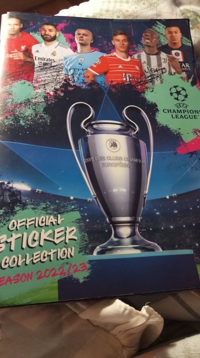 Caderneta Champions league 2022/2023