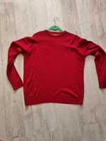 Czerwony,  bordowy sweter męski  rozmiar XL