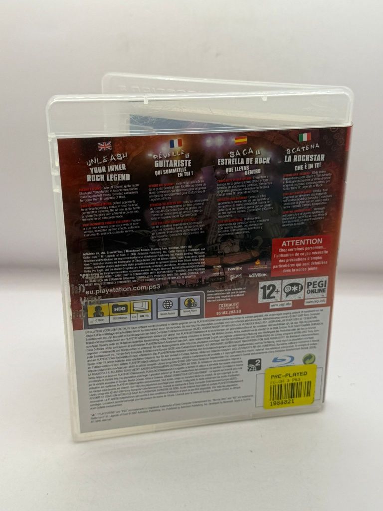 Guitar Hero II Legends Of Rock 3xA Ps3 nr 5525
