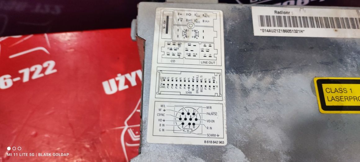 Radio Navigation Plus z Kodem Audi A6 C5 Lift Blask Gołdap
