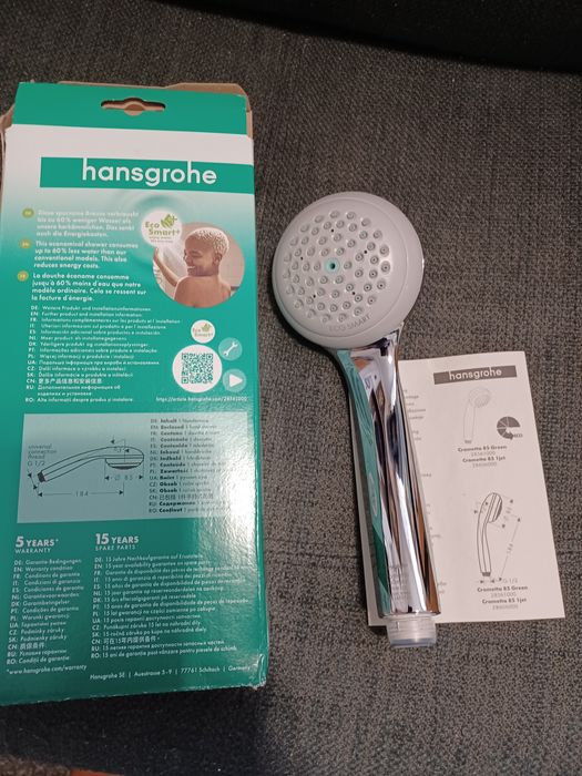 Sluchawka prysznicowa hansgrohe crometta Eco smart +