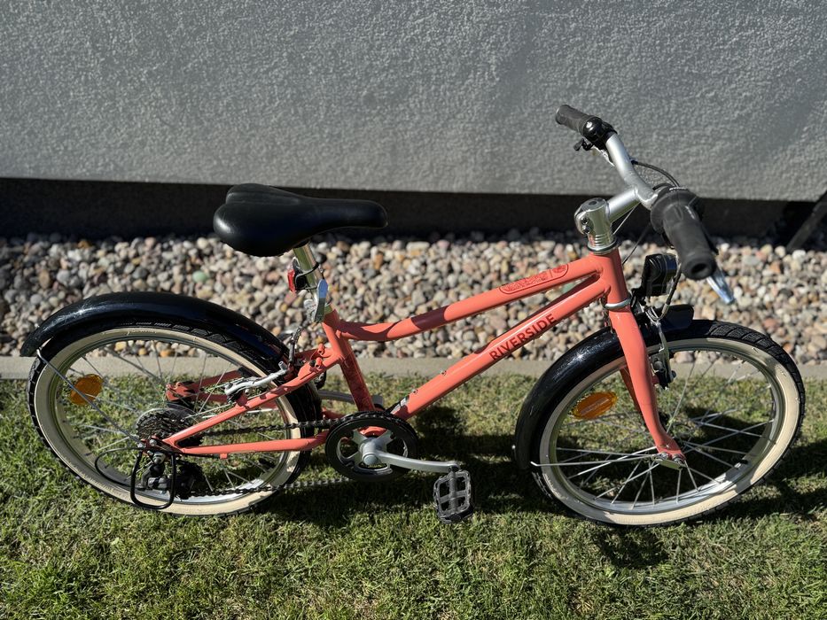 Rower trekkingowy dziecięcy Btwin Riverside 500 20” kolor koralowy
