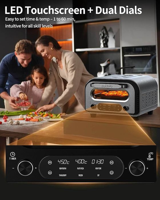 Zachvo elektrycy piec do pizzy Hf1201bk