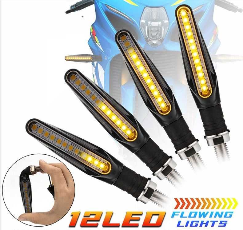 Piscas LED para moto universais - 2 unidades (NOVOS)