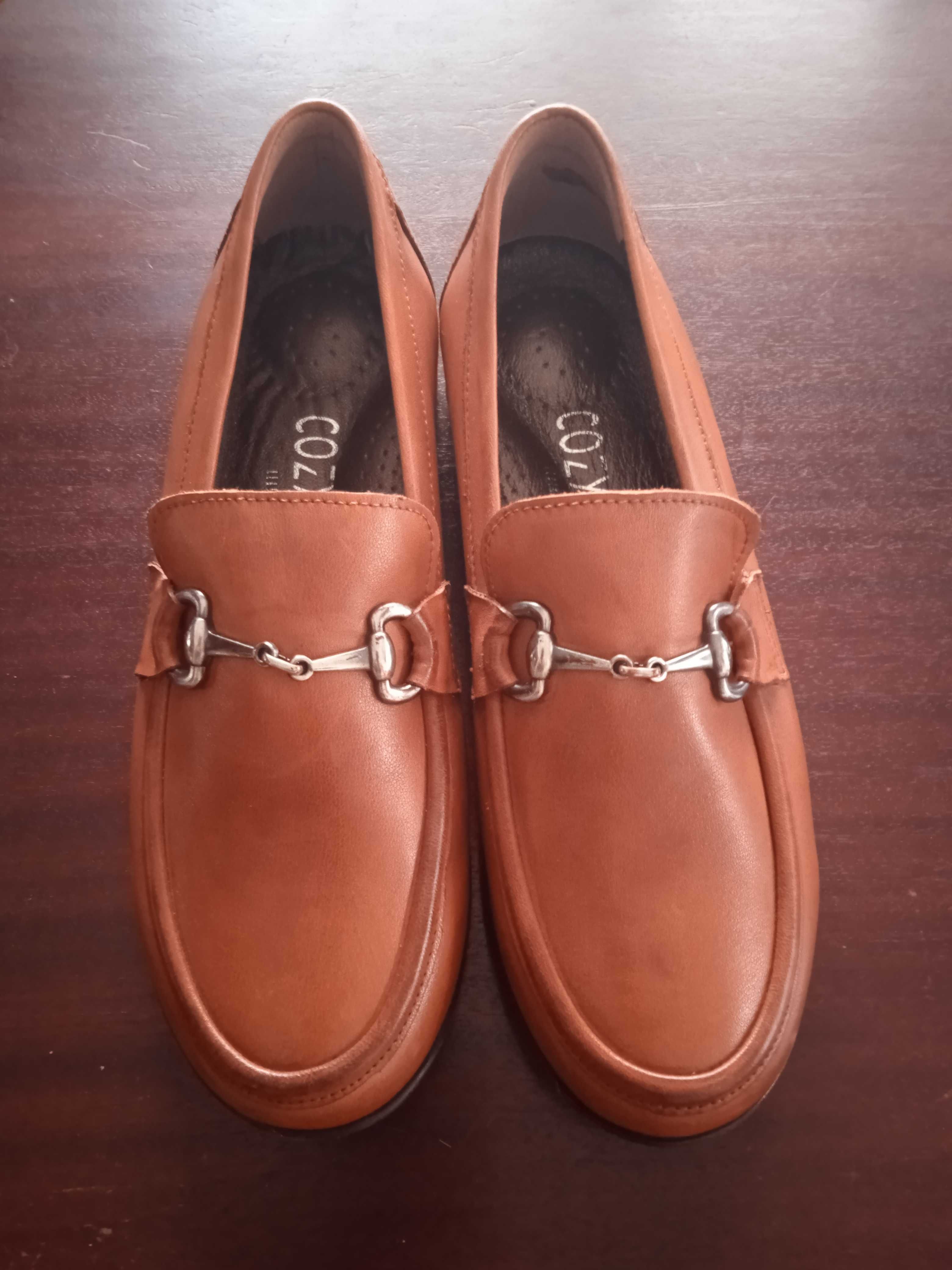 Sapatos mocassins novos 37