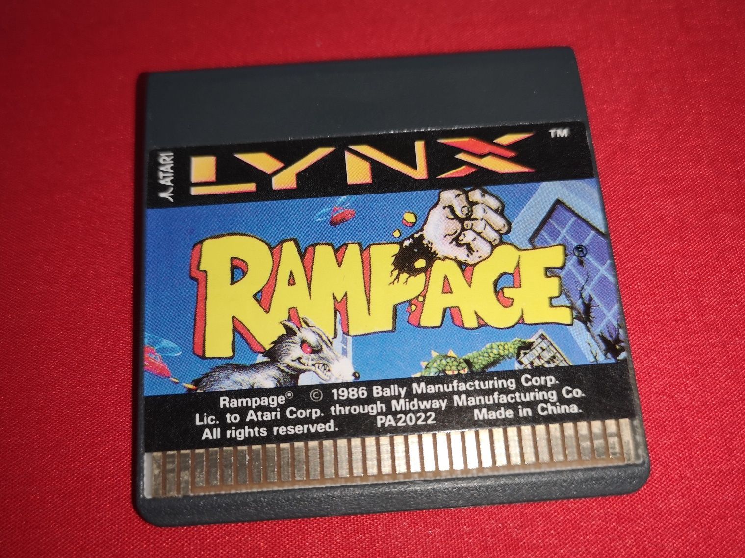 Rampage ATARI LYNX gra (retro 1989) rzadkość na rynku SKLEP Ursus