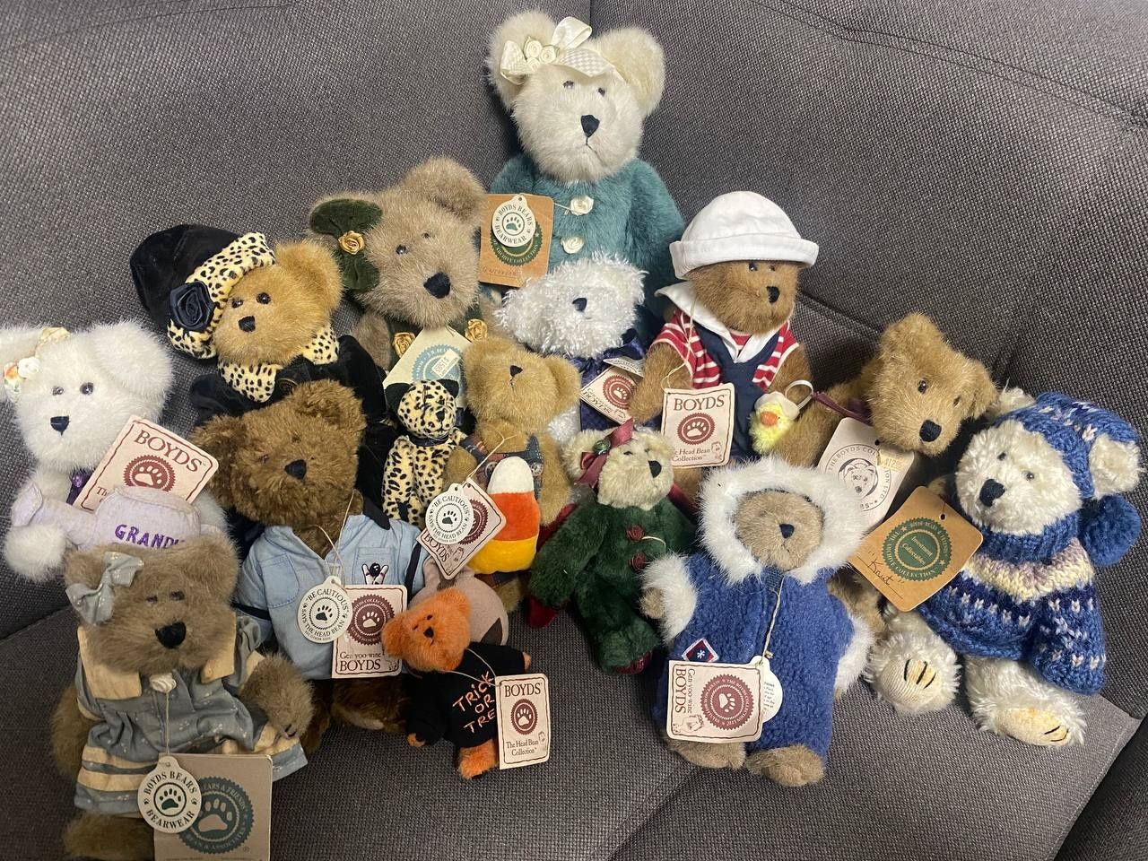 Колекційні вінтажні ведмедики Boyds Bears/Зроблено в США/Іграшка