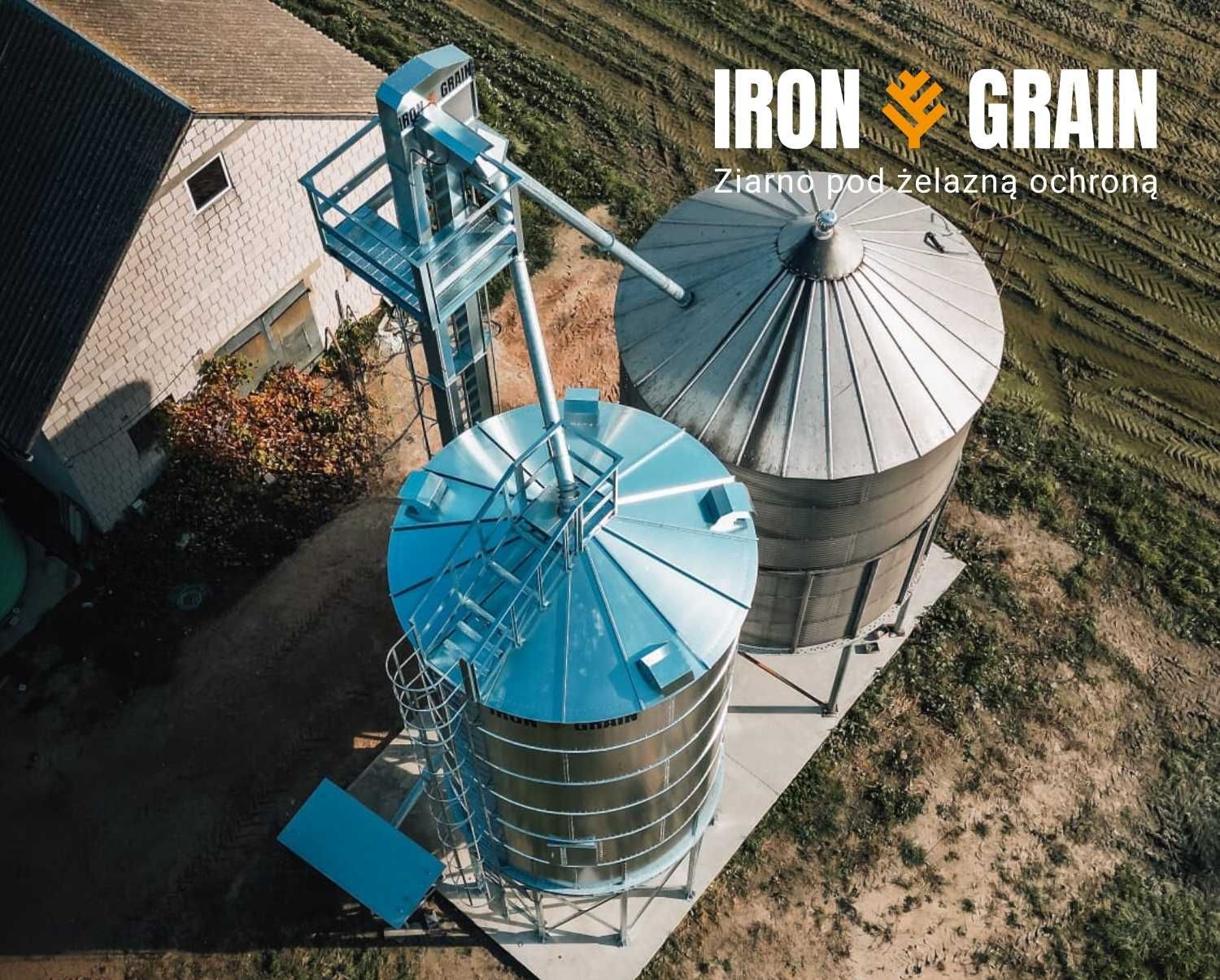SILOSY zbożowe Lejowe silos od 108 Ton stal ocynkowana wysoka jakość