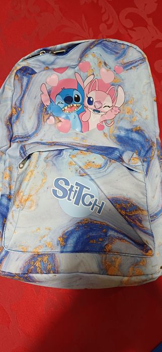 Mochila + estojo Stitch Novas