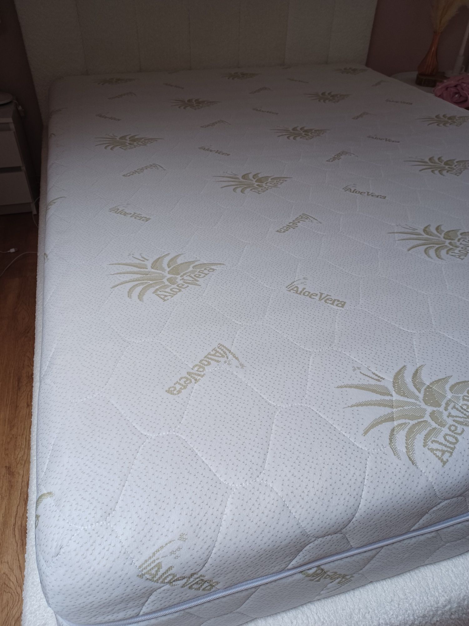 Materac sprężynowy Aloe Vera dwustronny