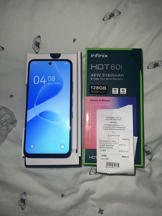 Продам телефон інфінікс новий в упаковкі