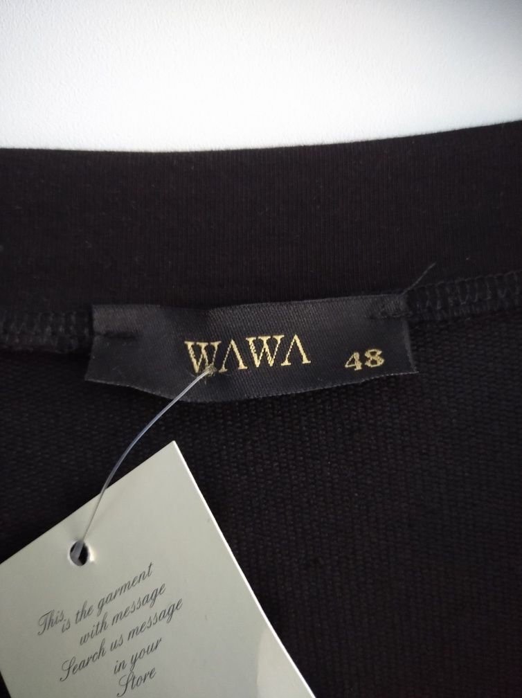 Bluza na zamek WAWA bogato zdobiona duża