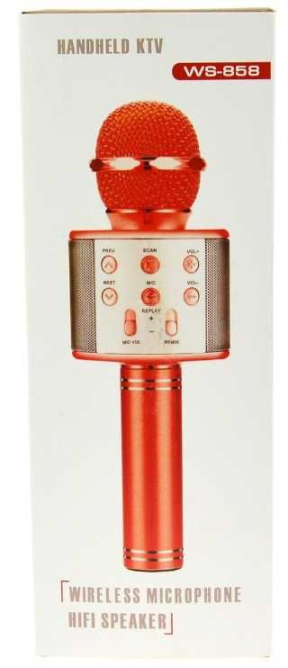 Mikrofon Bezprzewodowy Karaoke Głośnik Bluetooth