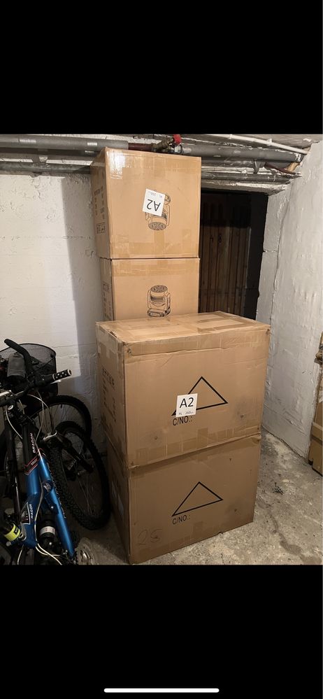 2x Bee Eye 19x40w + case NOWE ruchoma głowica głowa