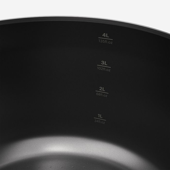 Conjunto de cozinha 900 XL de campismo em aço inox + antiaderente 4P