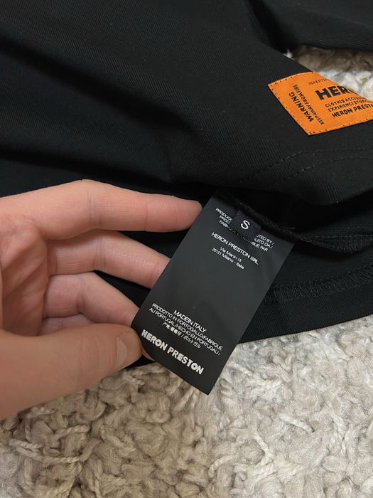 Heron preston топ футболка