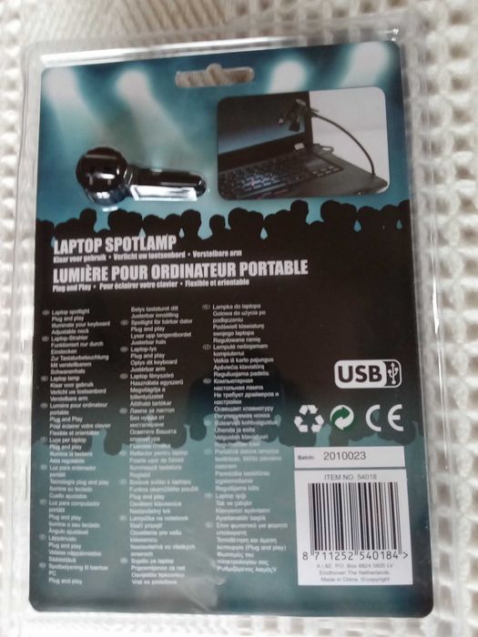 Candeeiro USB para portátil