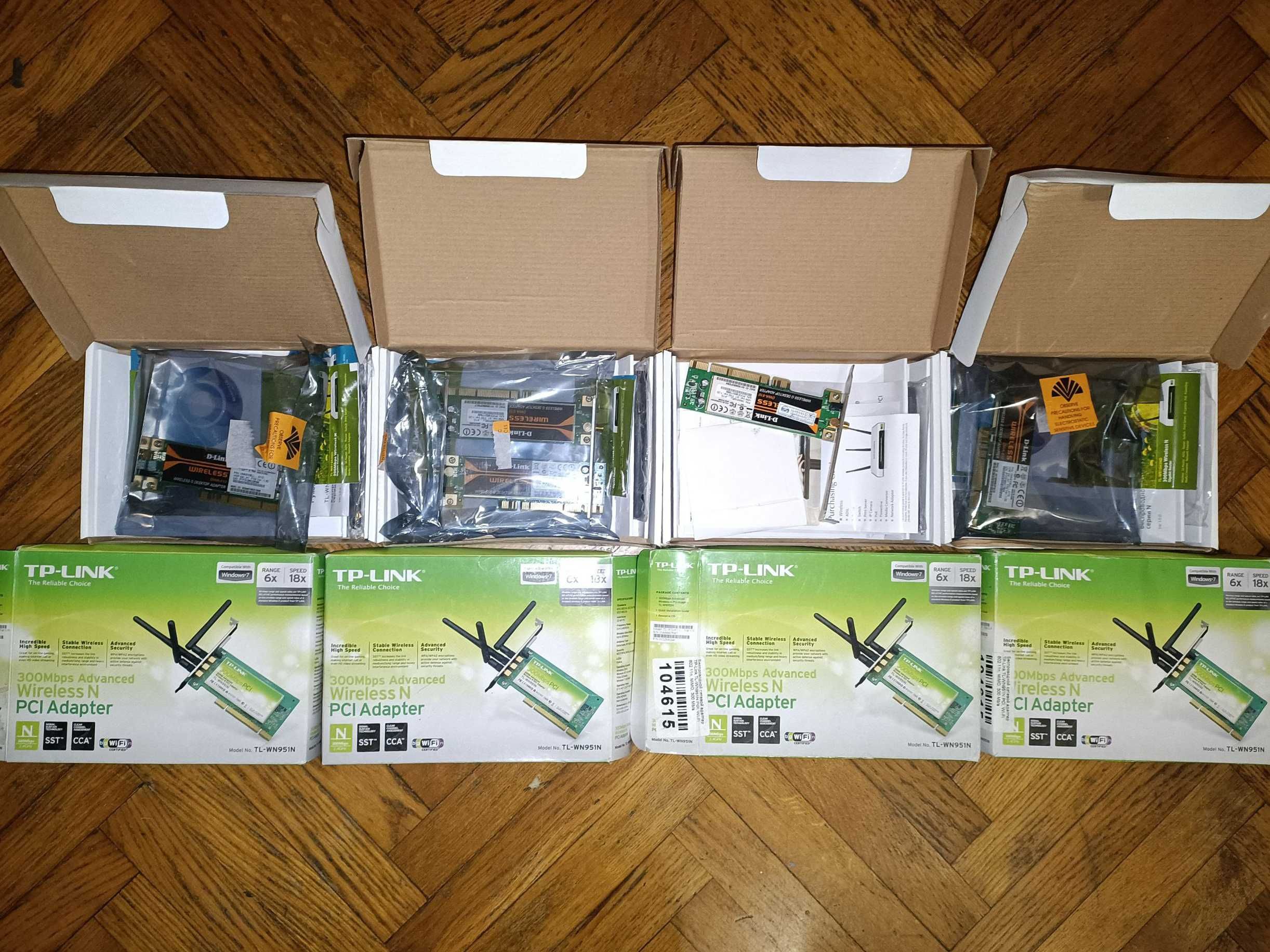 Сетевые карты для Wi-Fi D-Link DWA-510 (5 штук) одним лотом