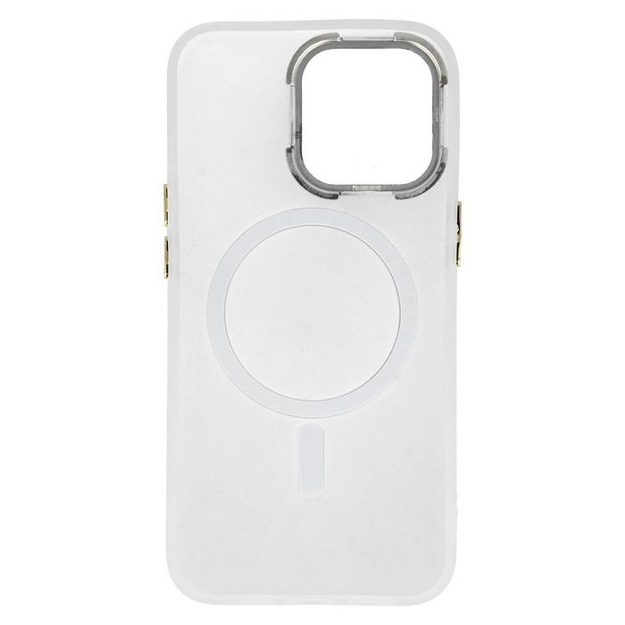 Magnetic Frosted Case Do Iphone 12 Pro Max Biały