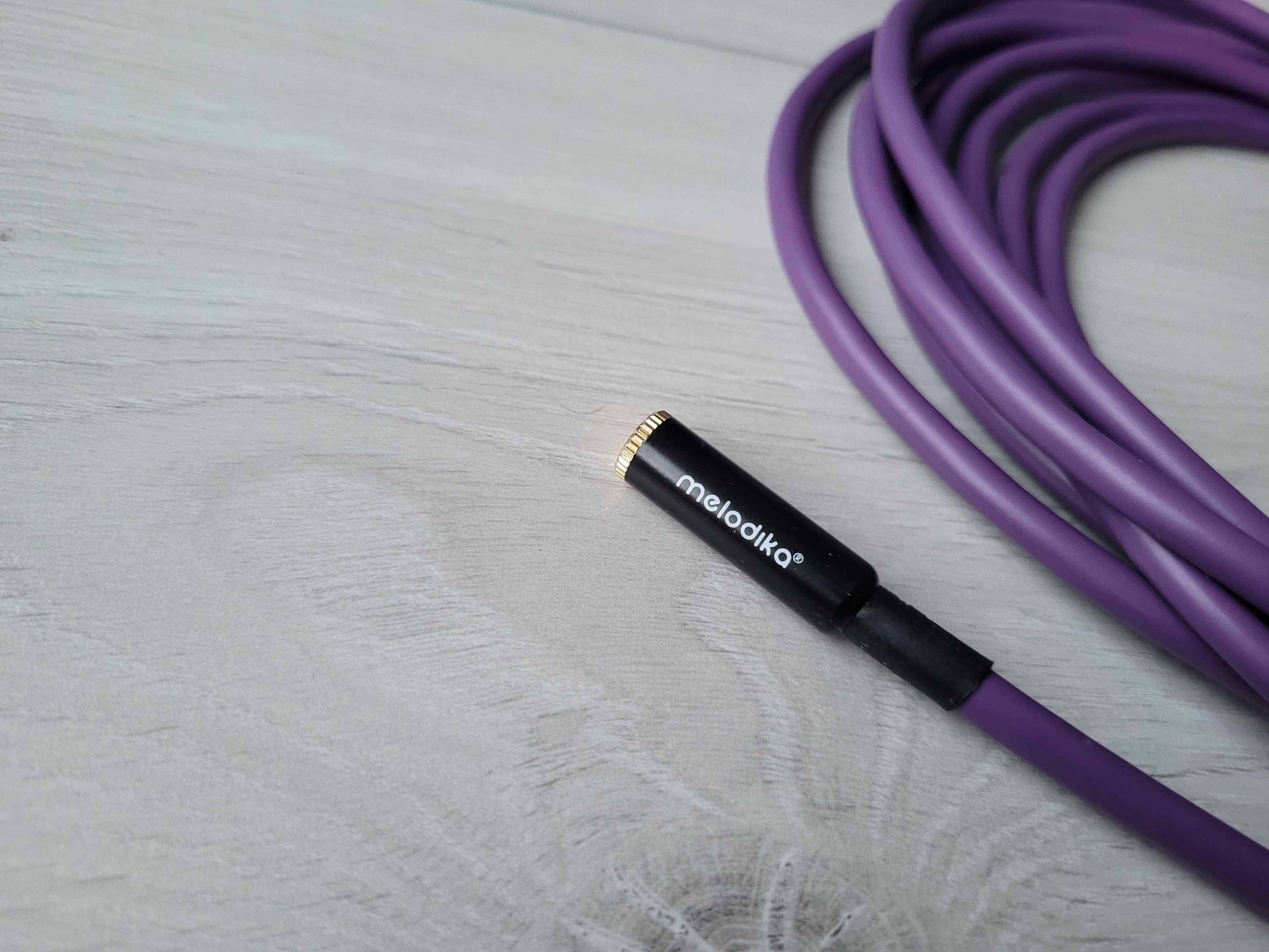 Kabel mikrofonowy audio MELODIKA MDC1230 OFC z wtykiem - 5M