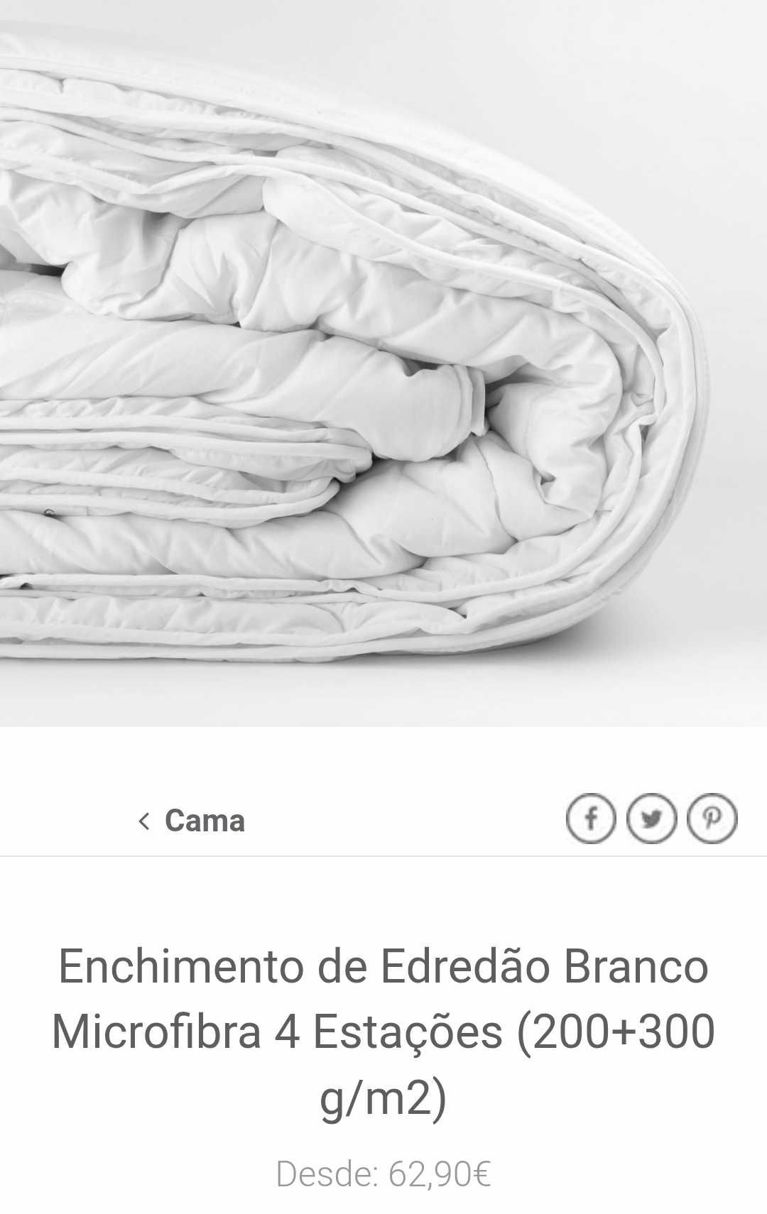 Conjunto 2 capas de edredão+2 edredão( Catherine Lansfield)